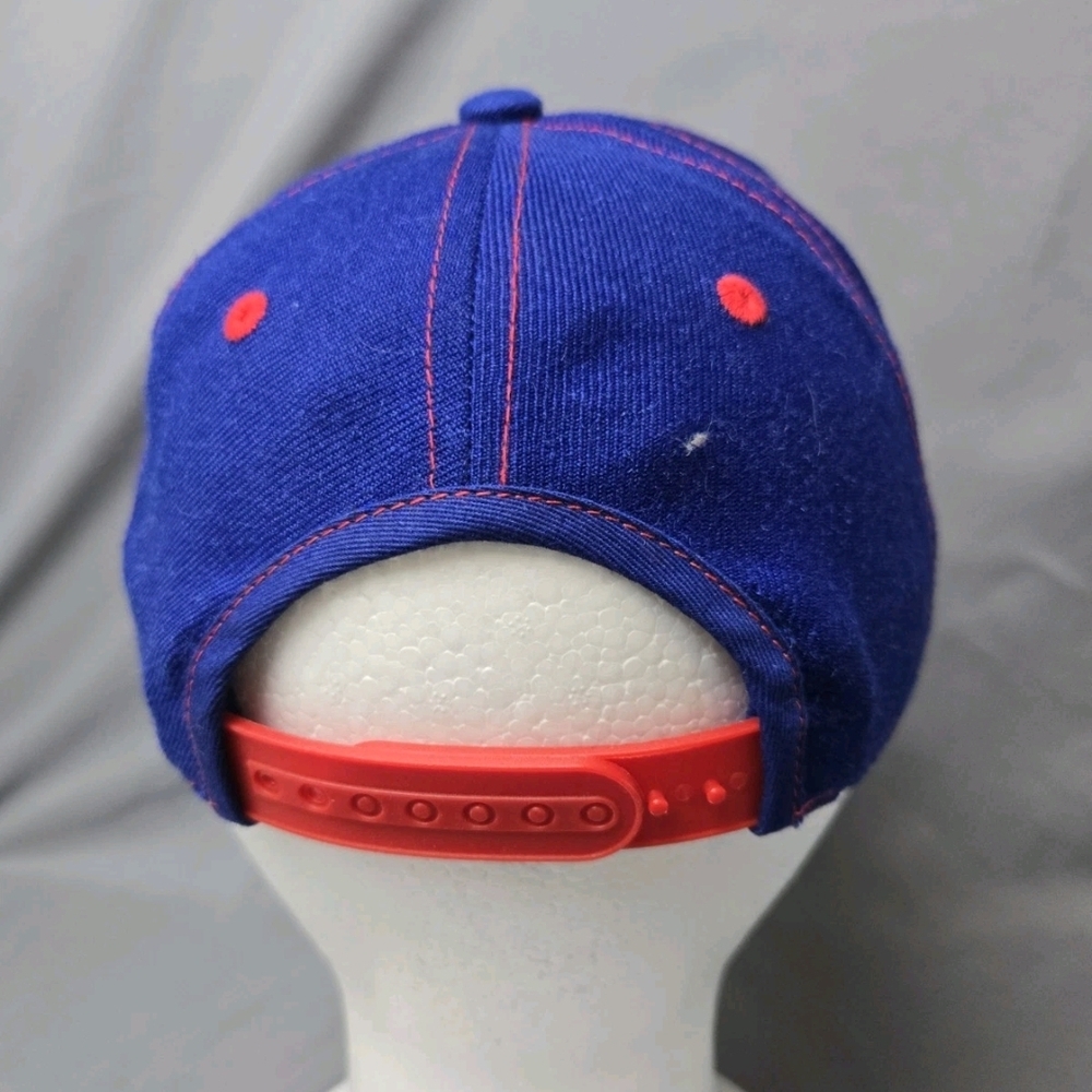 Aksels Colorado Sun & Mountain Youth Snapback Hat Royal Blue Red - Picture 3 of 8